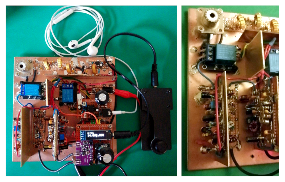 Collage of working prototype